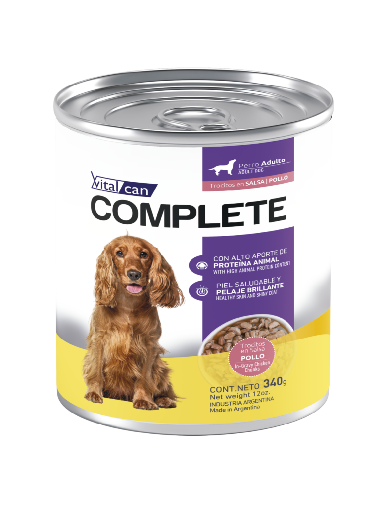 Complete Lata Trocitos En Salsa Pollo Perro Adulto 340 Gr