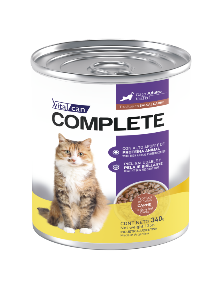 Complete Lata Trocitos En Salsa Carne Gato Adulto 340 Gr