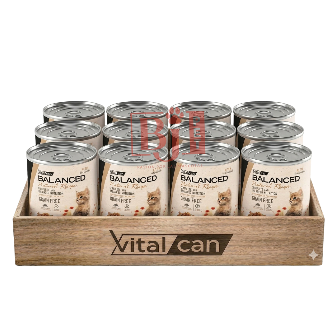 Pack 12 Latas Natural Recipe Filetes Cordero Kitten 340 Gr
