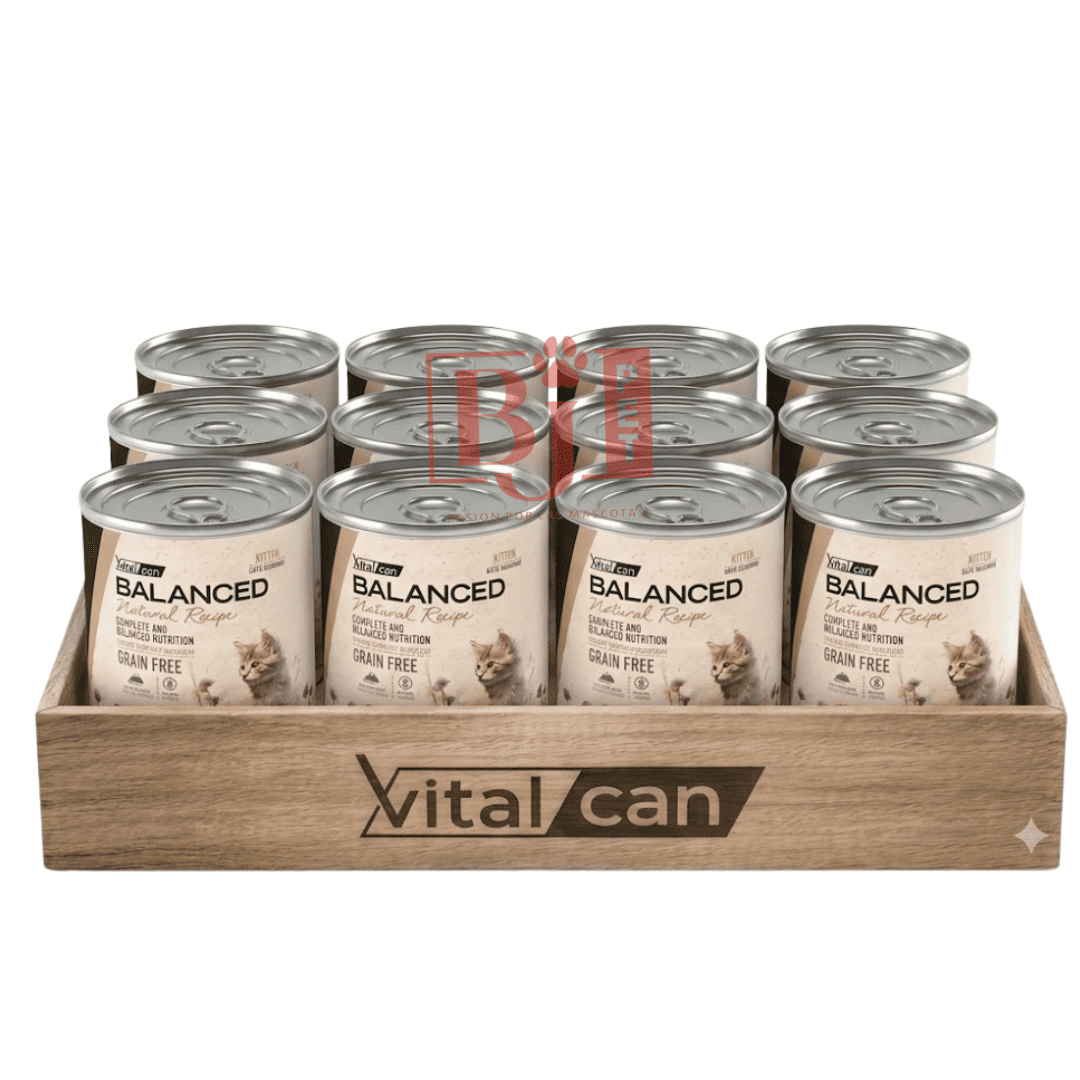 Pack 12 Latas Natural Recipe Filetes Trucha Y Cordero Kitten 340 Gr