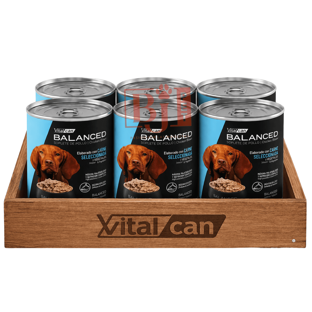 Pack 6 Latas Balanced Souffle Perro Adulto Cordero 340 Gr