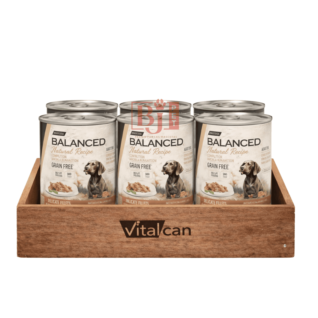 Pack 6 Latas Natural Recipe Filetes Salmón y Cordero Perro Adulto 340 Gr