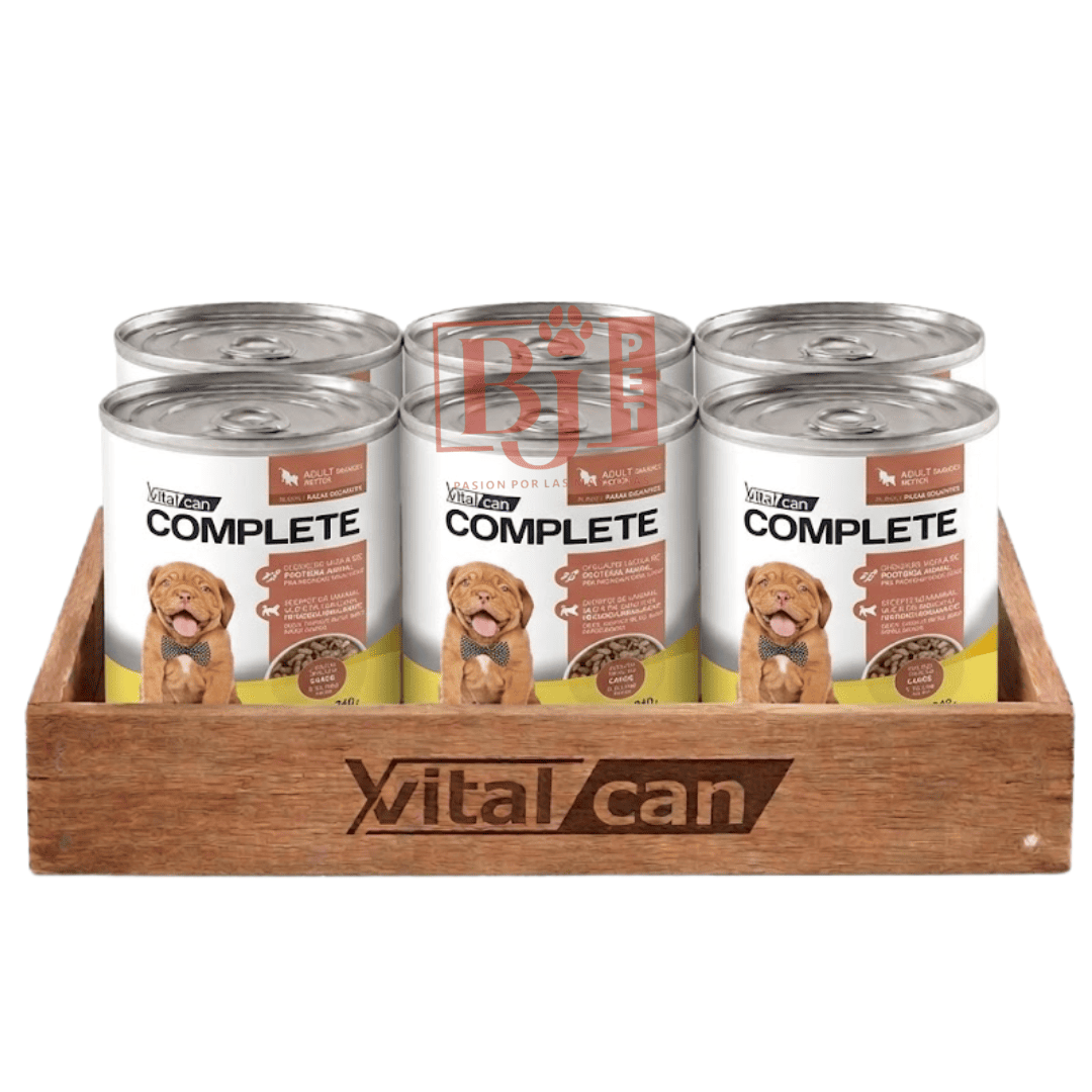 Pack 6 Latas Complete Trocitos En Salsa Pollo Perro Cachorro 340 Gr