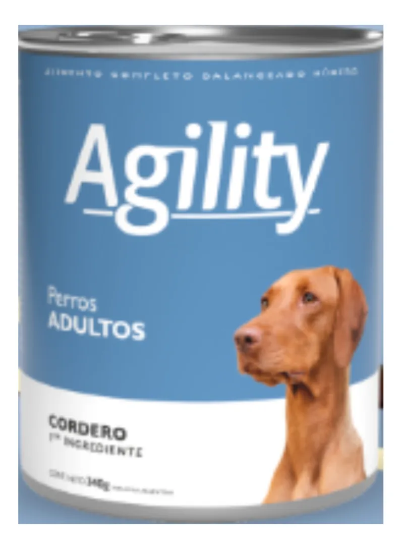 Agility Lata Perro Adulto Cordero 340 Gr
