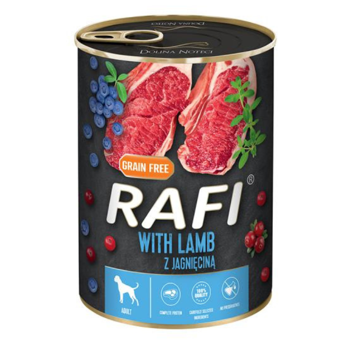 Rafi Lata Perro Adulto Lamb Blueberry and Cranberry 400 Gr