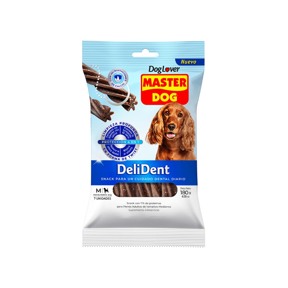 Delident Snack Perro Raza Mediana 180 Gr