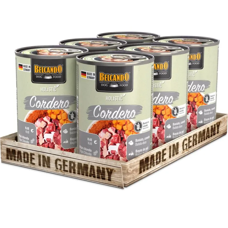 Pack 6 Latas Belcando Cordero 400 Gr
