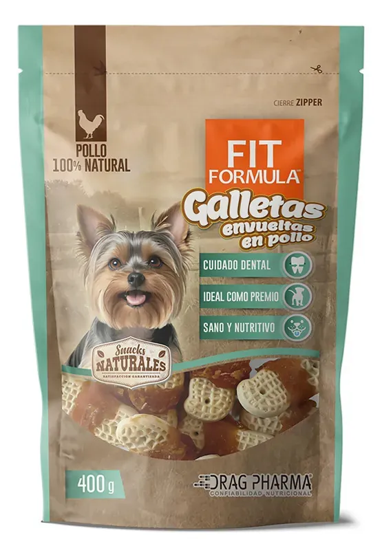 Fit Formula Galletas Envueltas En Pollo 400 Gr