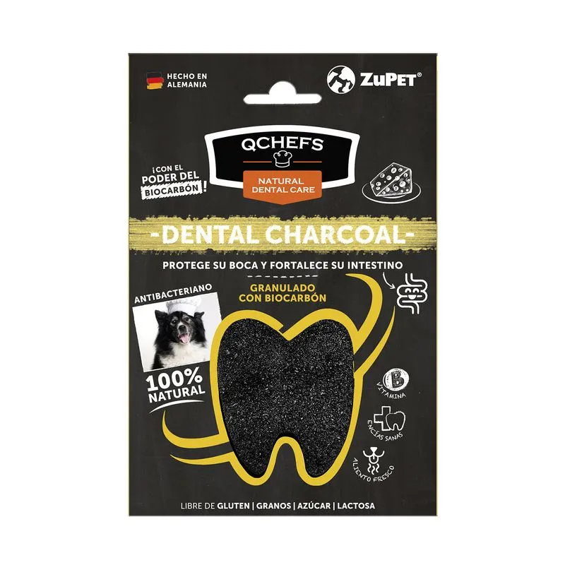Qchefs Natural Dental Care Granulado Biocarbon Perro 80 Gr