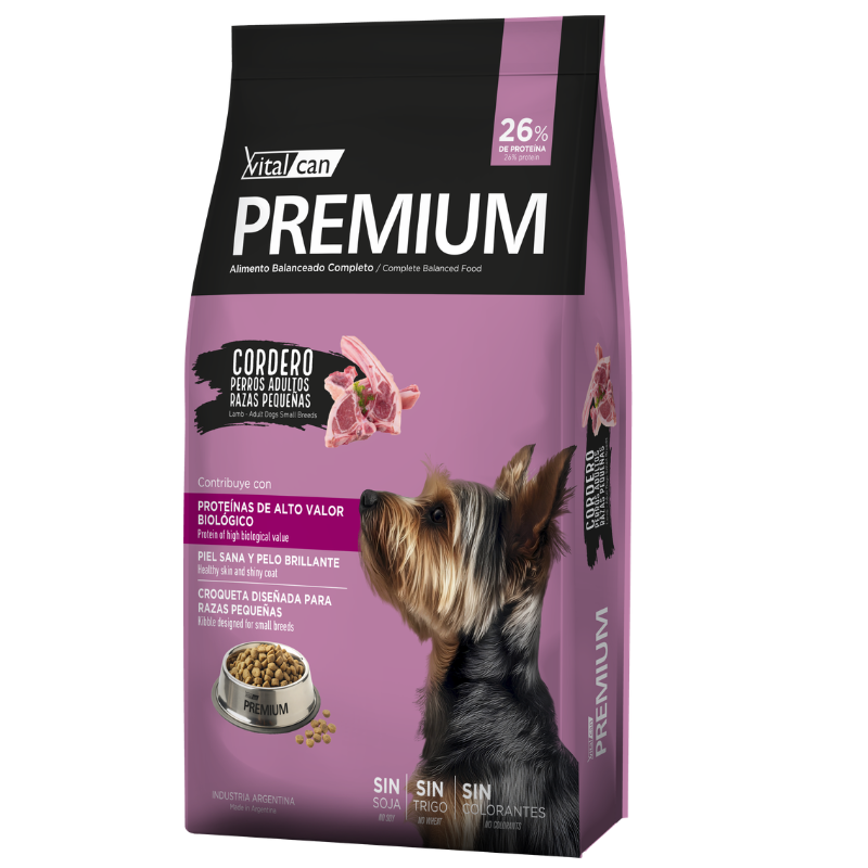 Premium Cordero Perro Adulto Raza Pequeña 20 kg