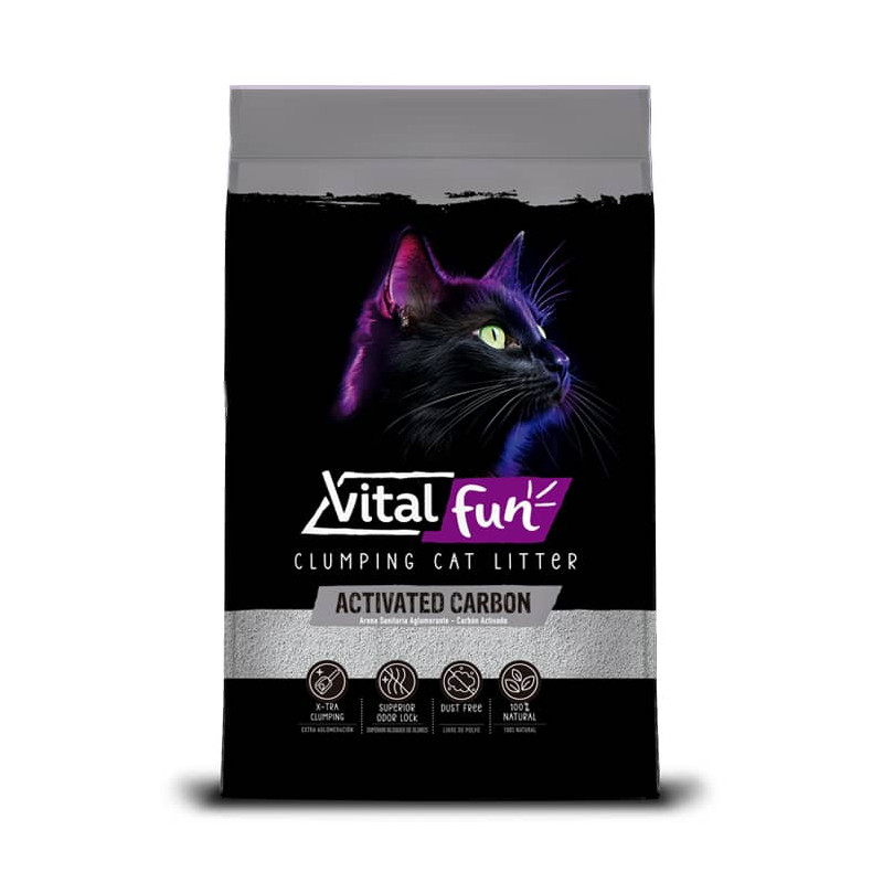 Vitalfun Arena Aglomerante Carbon Activado 6 Kg