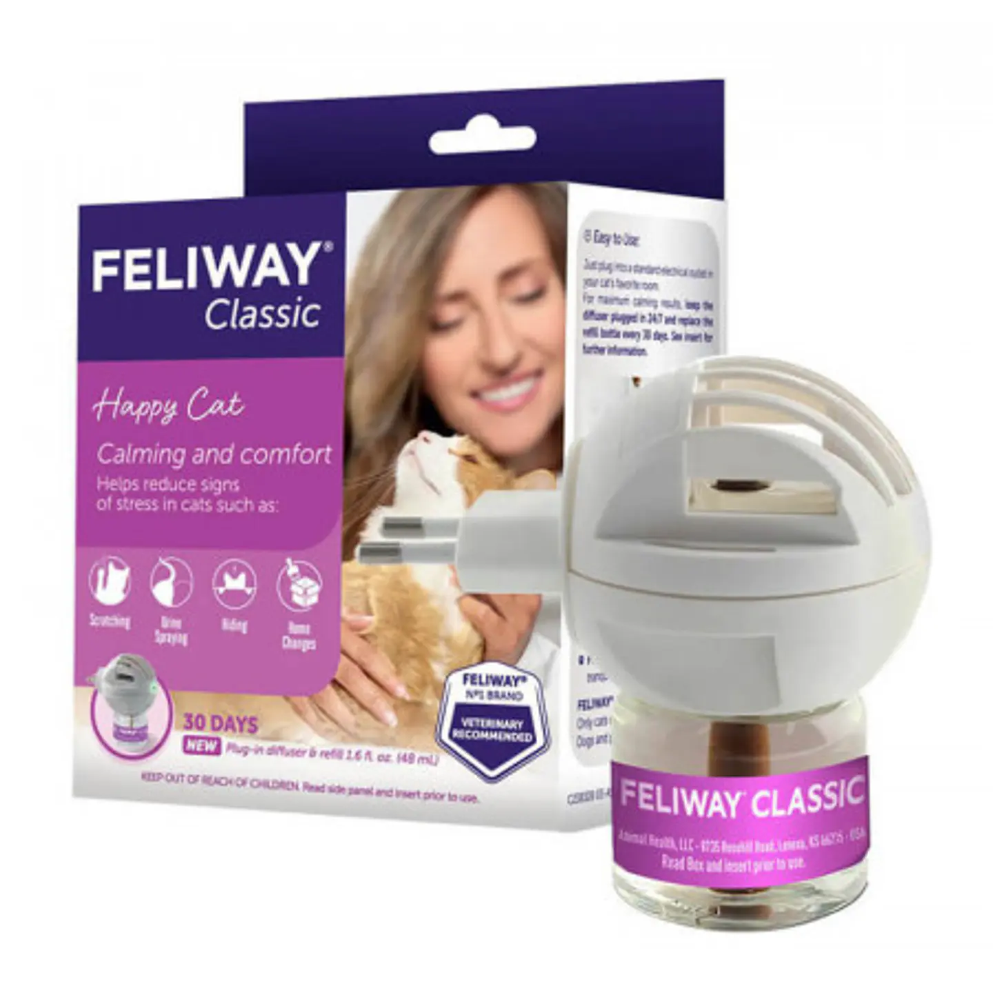 Feliway Classic Difusor Gato + Repuesto 48 Ml