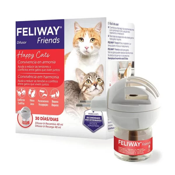 Feliway Friends Difusor+ Repuesto De 48 Ml
