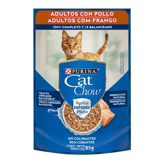Cat Chow Adultos Pollo 85 Gr.