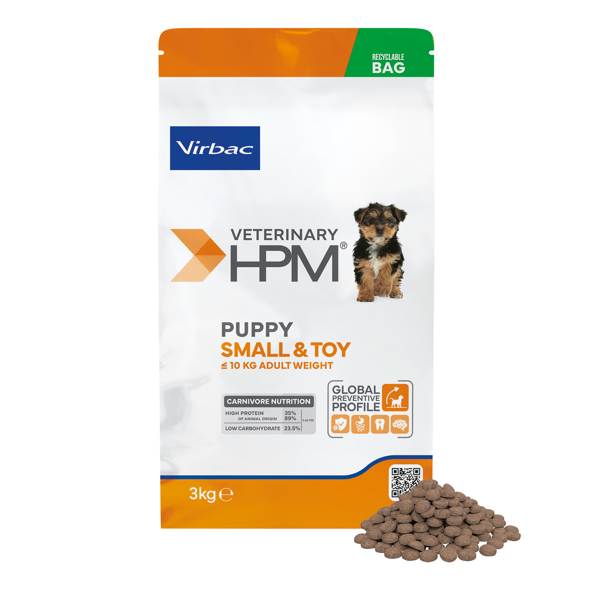 Hpm Virbac Puppy Small & Toy 3 Kg.
