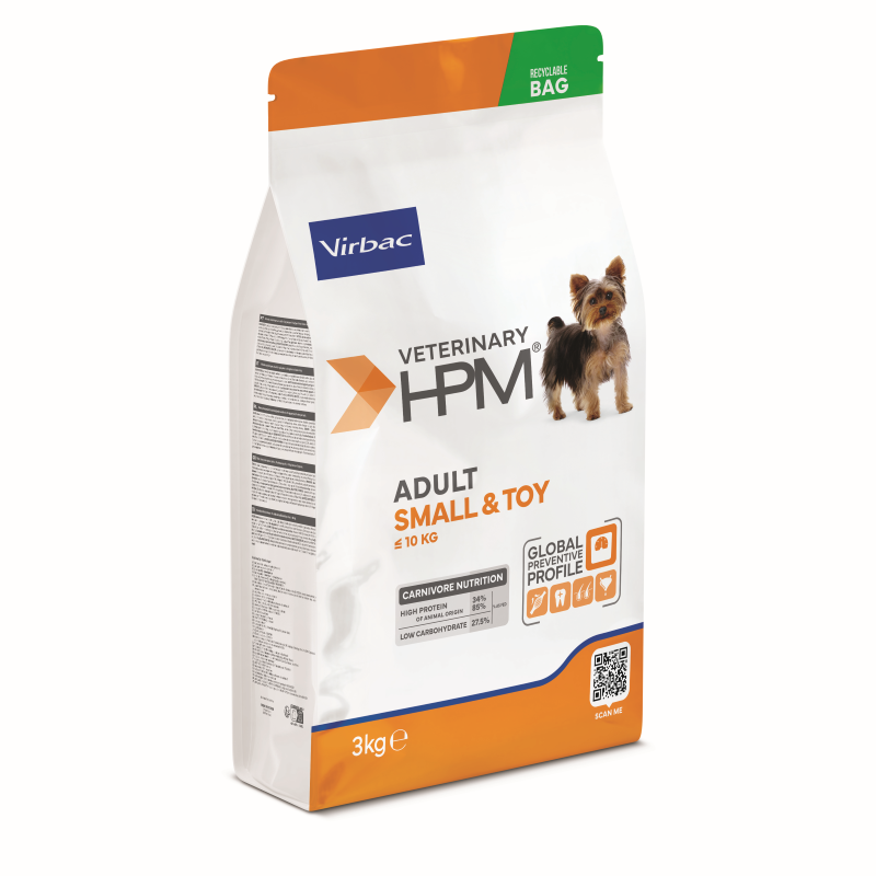 Hpm Virbac Adult Dog Small & Toy 3 Kg.