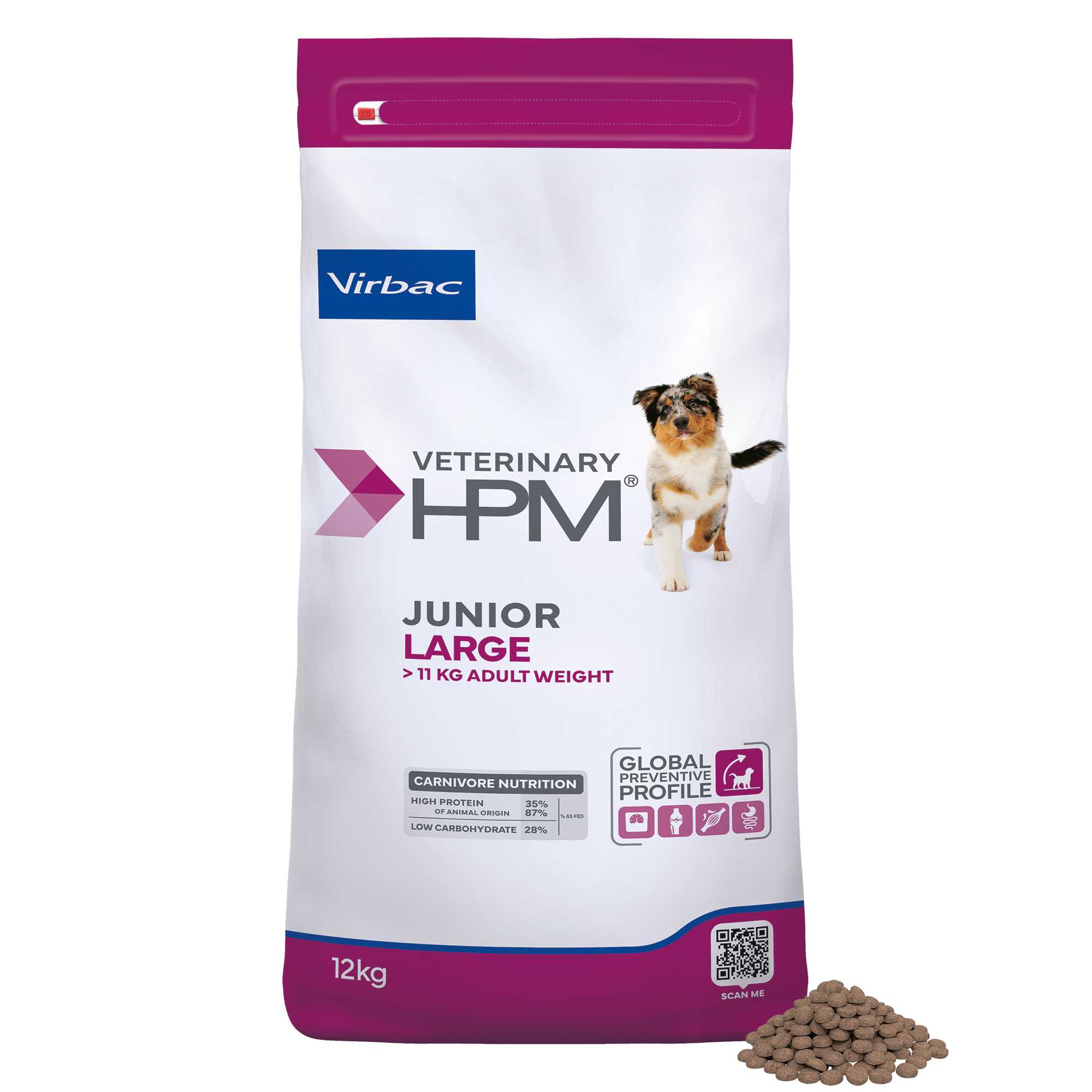 Hpm Virbac Junior Dog Special Large 12 Kg.