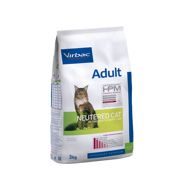 Hpm Virbac Adulto Neutered  Cat 3 Kg.
