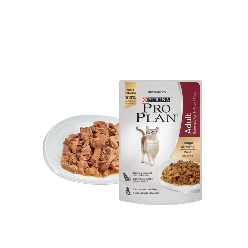 Pro Plan Gatos Adulto Pollo En Salsa 85 Gr.