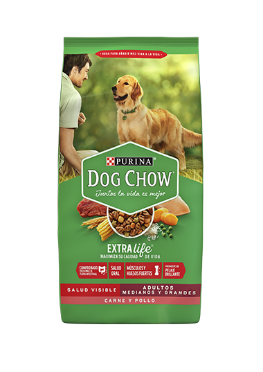 Dog Chow Adultos Med Y Gde  Carne 8 Kg.