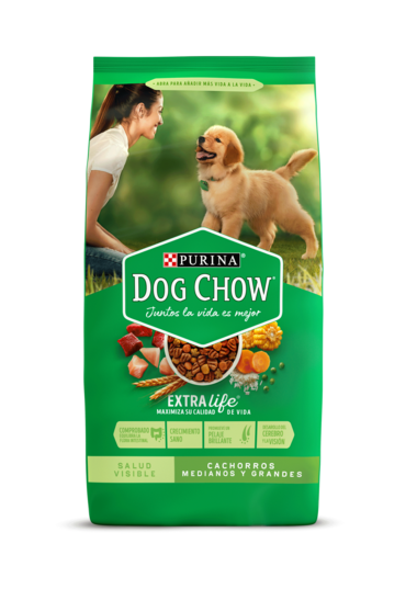 Dog Chow Cachorros Medianos Y Grandes 8 Kg.