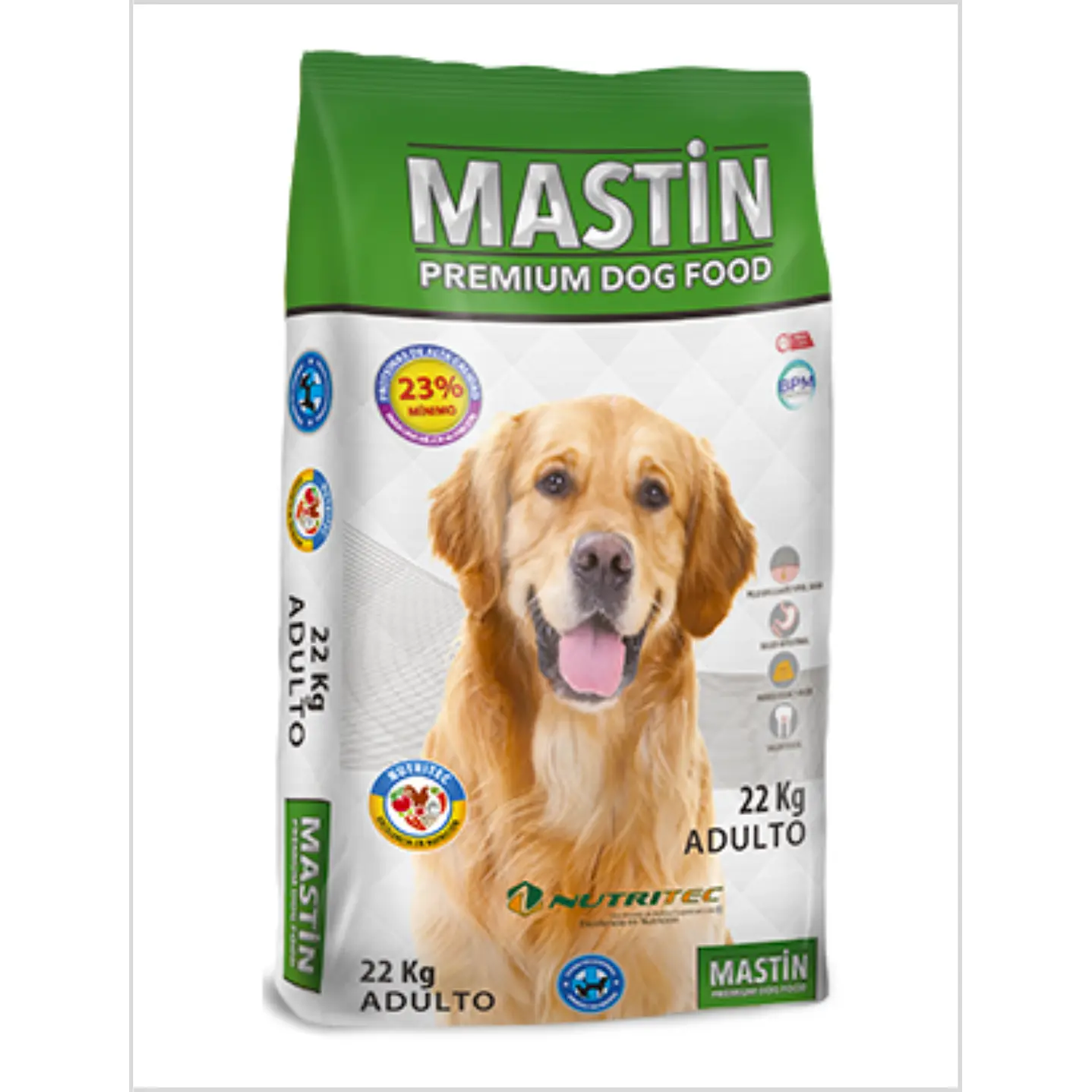 Mastin Perro Adulto Carne 22 Kg