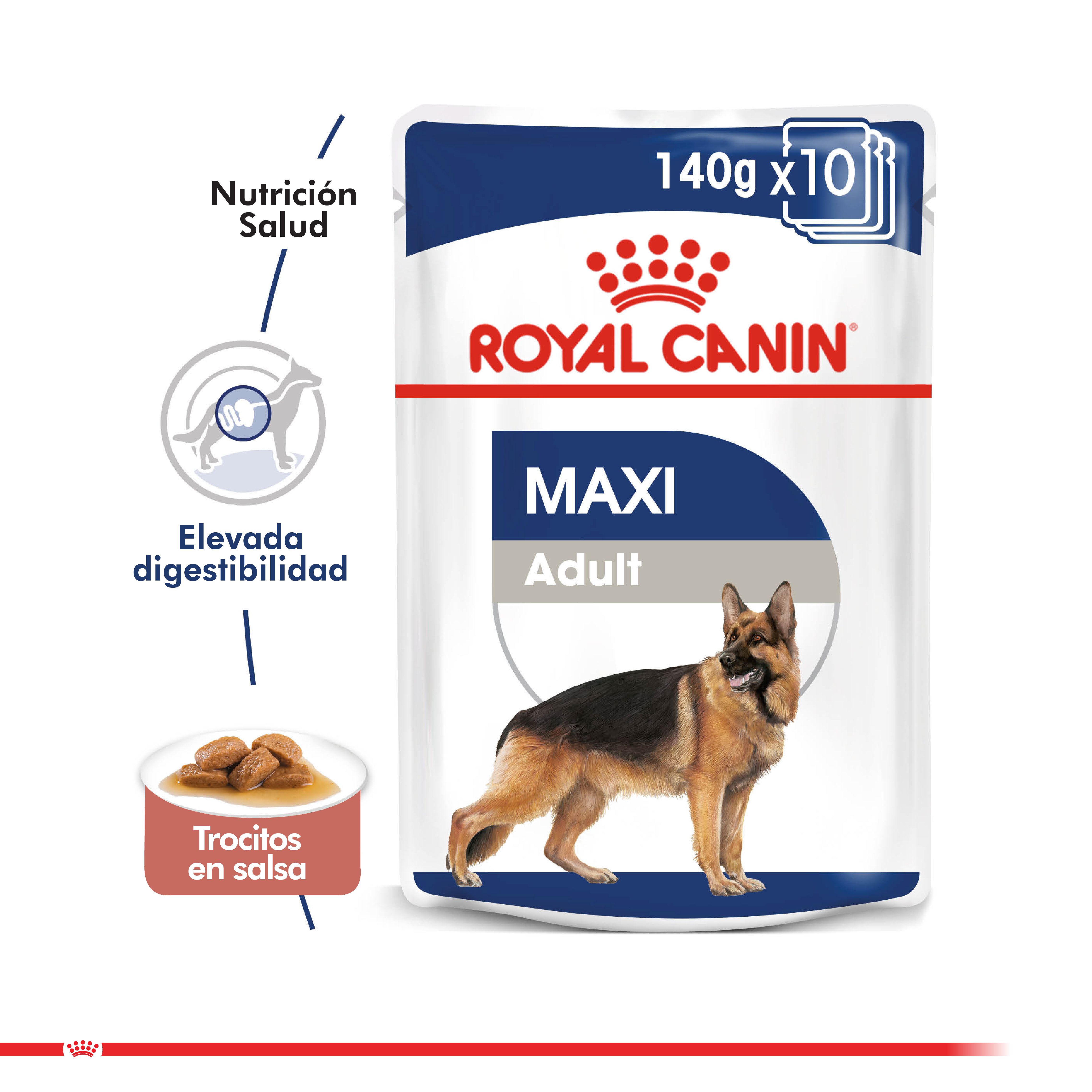 Royal Canin Maxi Adult Pouch 140 Gr
