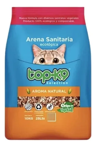 Topk9 Arena Ecologica Natural 10 Kg