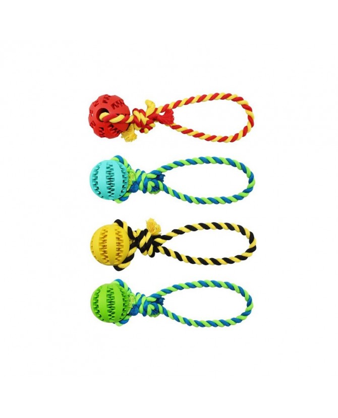 Juguete Warrior Bola con Dientes y Cuerda