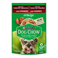 Dog Chow Adult Todos Los Tamaño Cordero 100 Gr