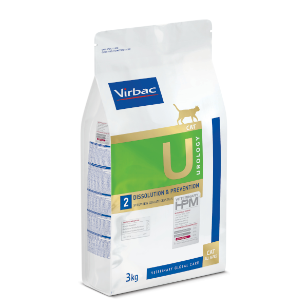Hpm Virbac U2 Dissolution & Prevention Gato 3 Kg