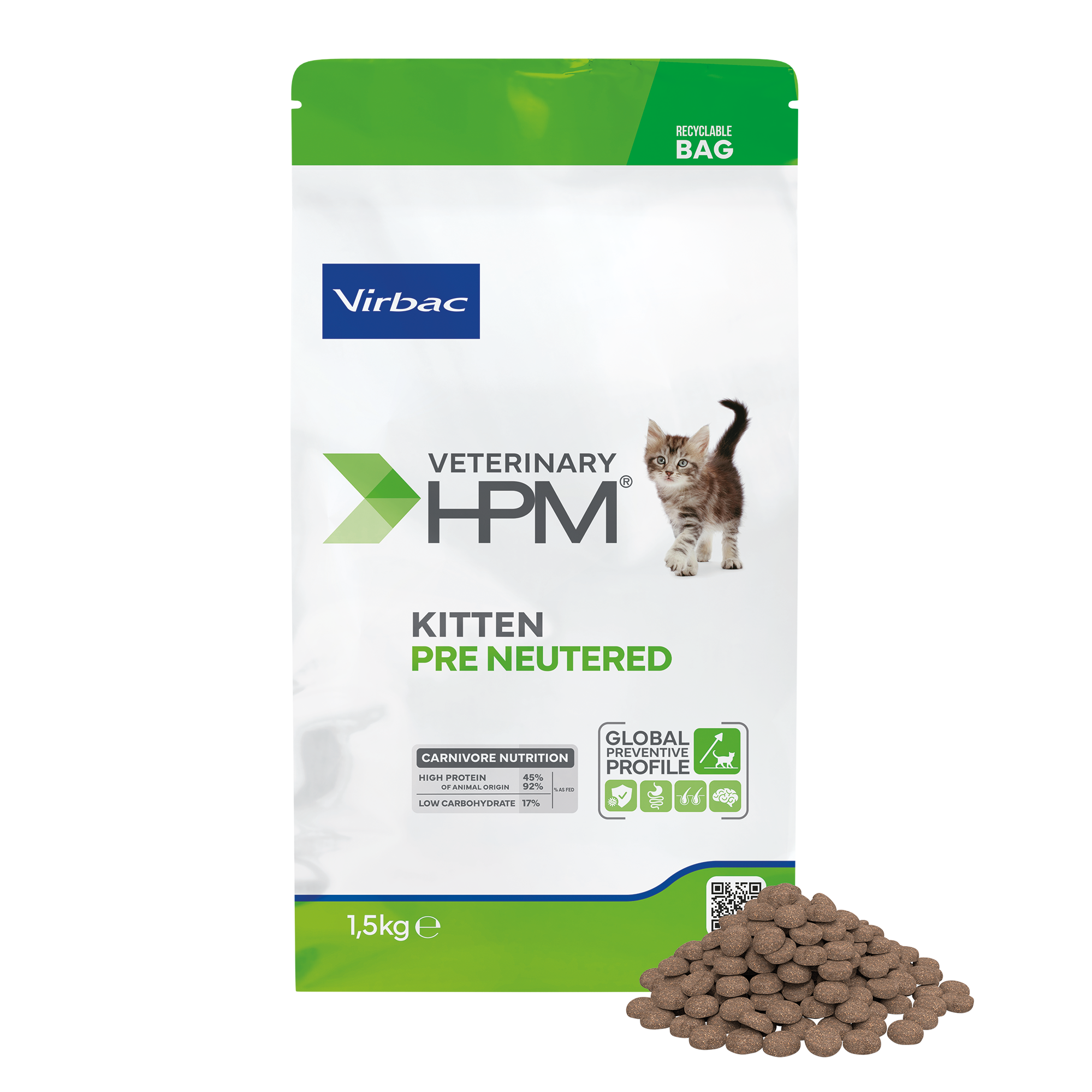 Hpm Kitten Pre Neutered Cat 1.5 Kg