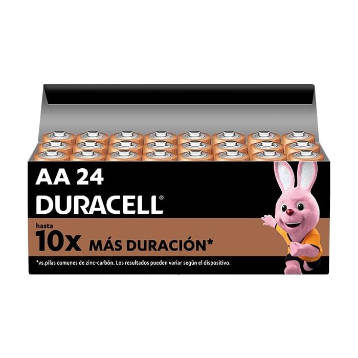 Pack 24 Pilas Duracell AA Alcalina Caja a Pedido por Mayor