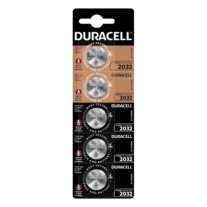 Pack 5 Pilas Cr 2032 Duracell Lithium Por Mayor a Pedido