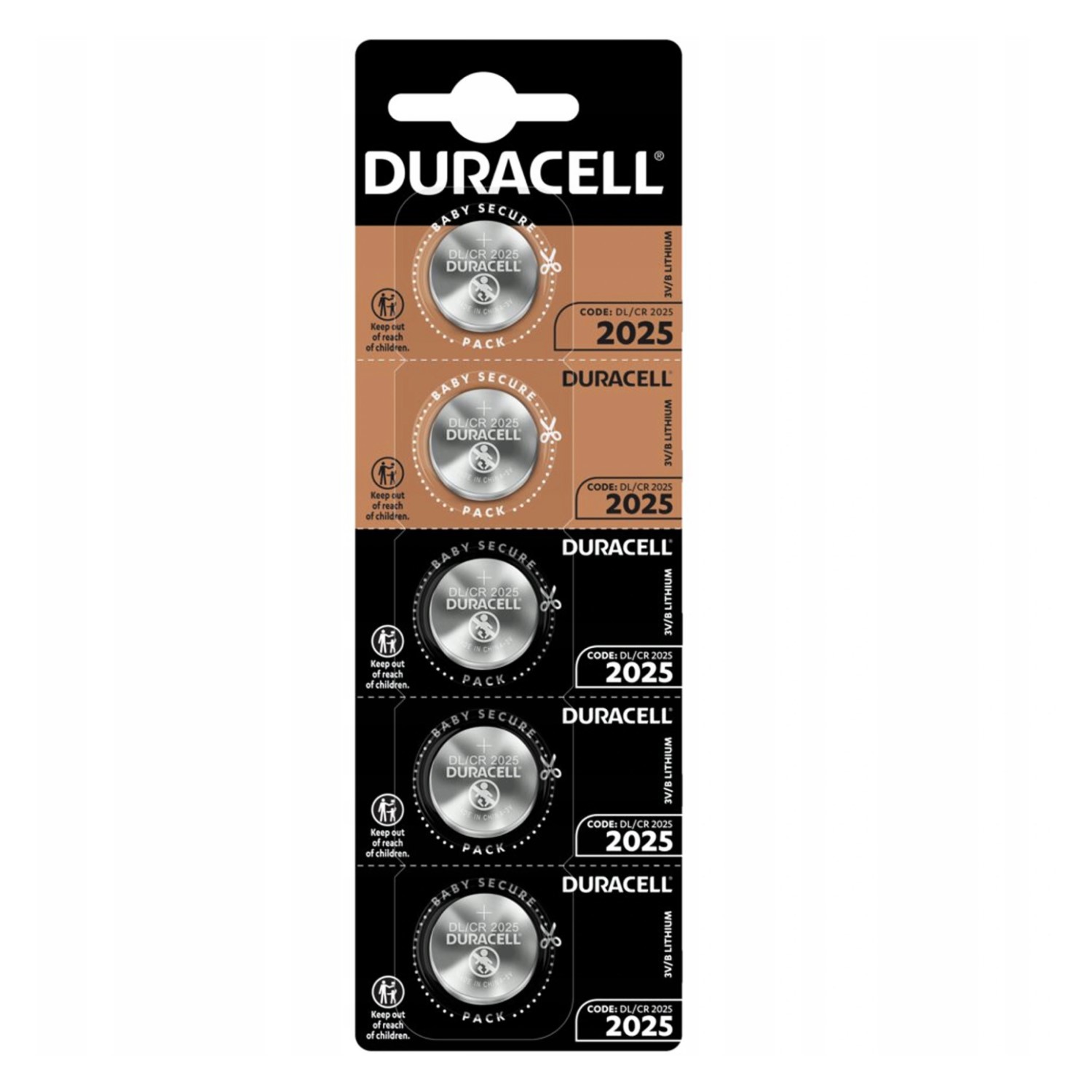 Pack 5 Pilas Cr 2025 Duracell Lithium Por Mayor a Pedido