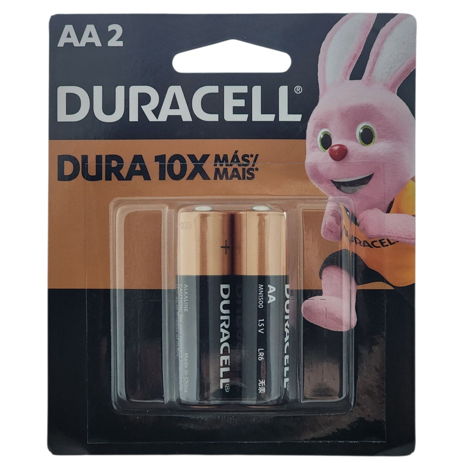 Pack 2 Pilas Alcalinas Aa Duracell Blister Por Mayor a Pedido