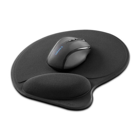 Mouse Pad Kensington Wrist Pillow con Apoyamuñecas Negro