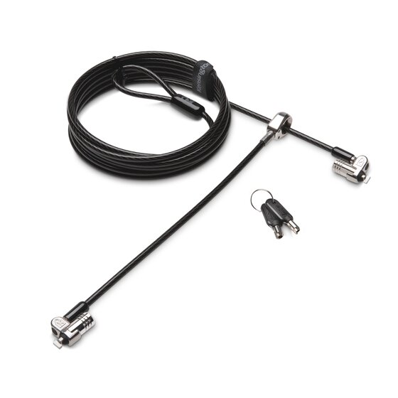 Candado doble Kensington MicroSaver 2.0 con llave 2,4 m