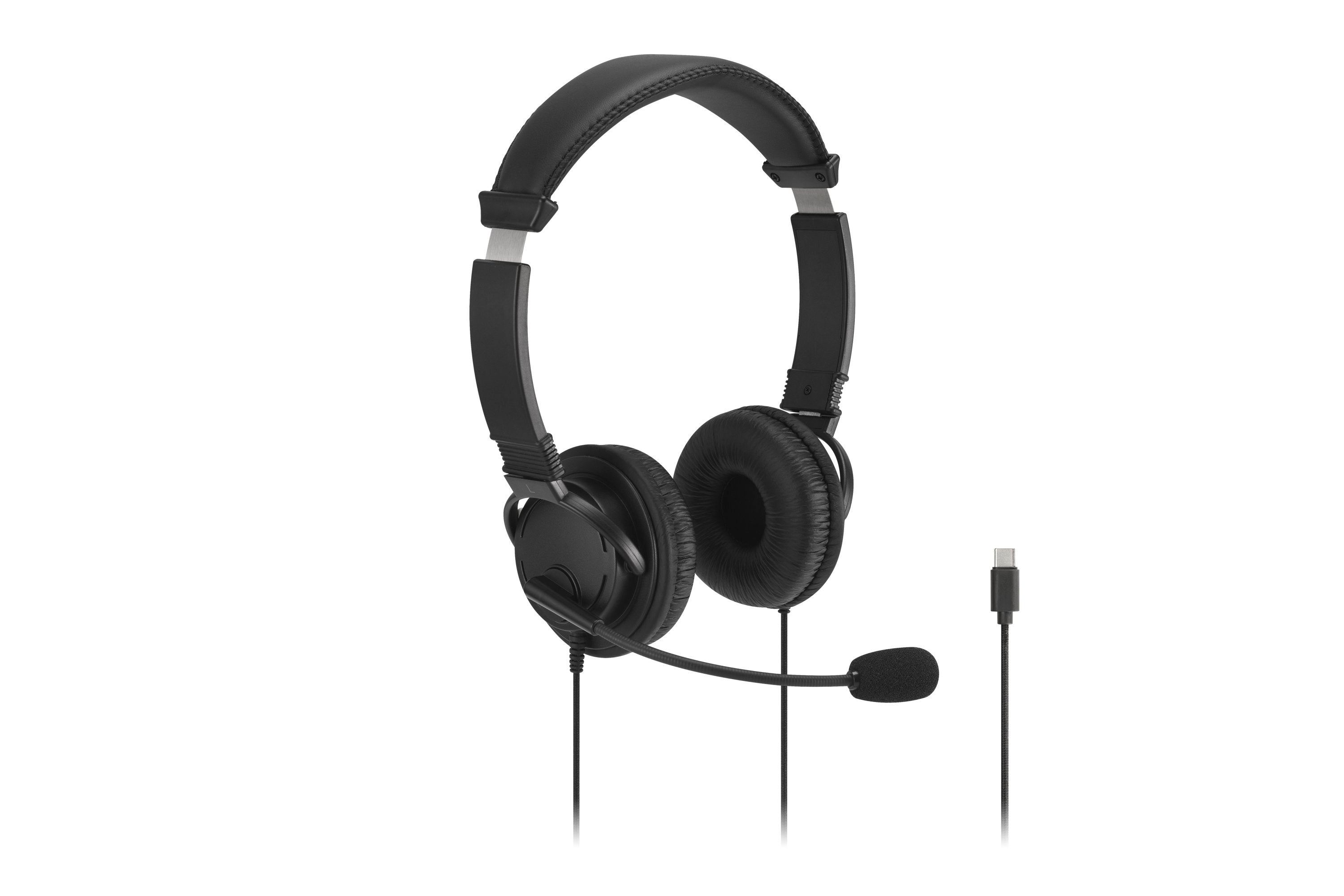 Audífonos Kensington Classic EQ USB-C con Micrófono y Control
