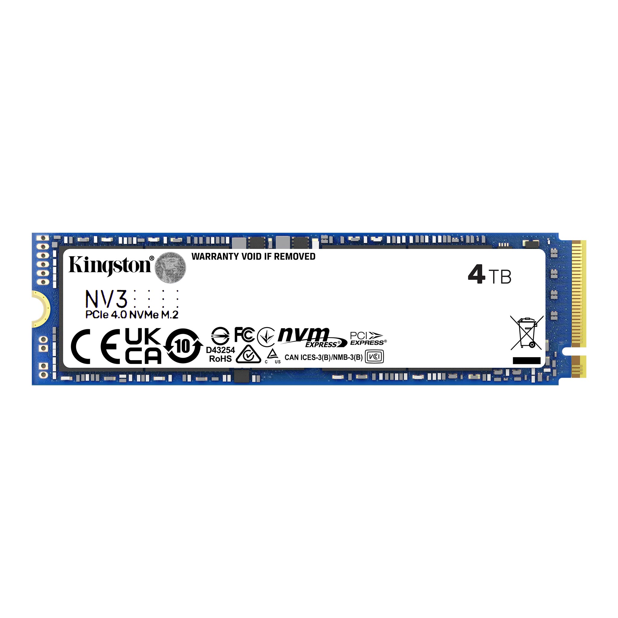 SSD Kingston NV3 4 TB M.2 2280 NVMe PCIe 4.0