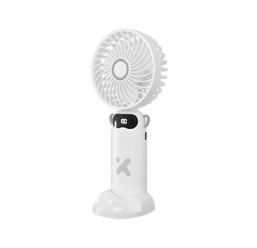 Ventilador portátil Xtech XTA-900 recargable blanco