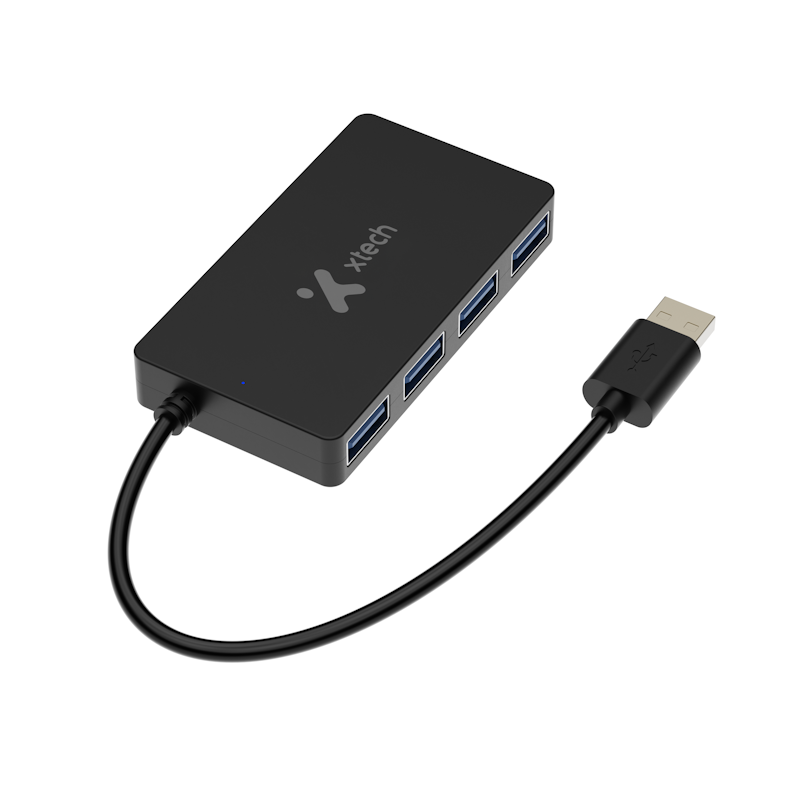 Hub USB Xtech XTC-391 de 4 puertos USB 3.0 5 Gbps
