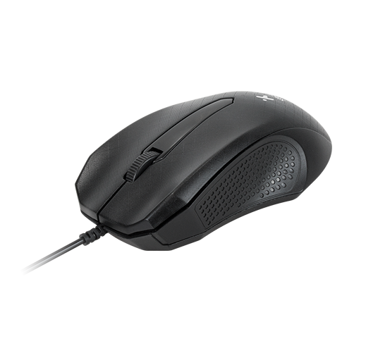 Mouse Xtech XTM-165 USB 1000 DPI de 3 botones negro
