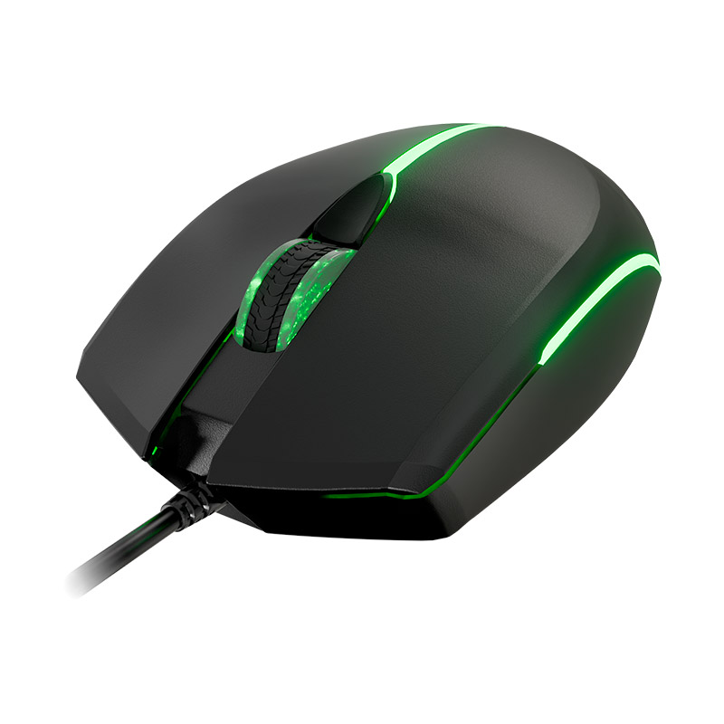 Mouse Xtech XTM-218 USB 2400 DPI de 4 botones con luces