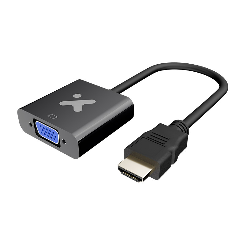 Adaptador de video Xtech XTC-384 HDMI a VGA 1080p 60 Hz