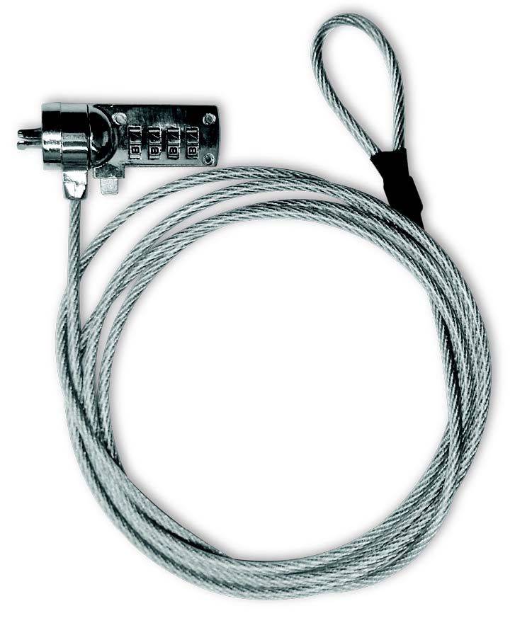 Candado Xtech XTA-110 para notebook con combinación 1,83 m