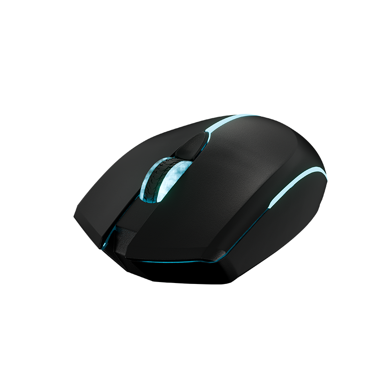 Mouse inalámbrico Xtech XTM-318 3200 DPI de 4 botones con luces