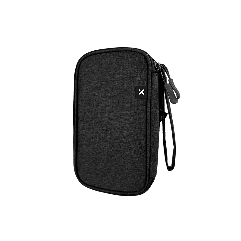 Estuche organizador Xtech Singapore XTB-060 de dos compartimentos negro