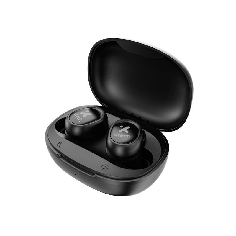Audífonos Bluetooth Xtech Xound XTH-701 TWS con estuche de carga