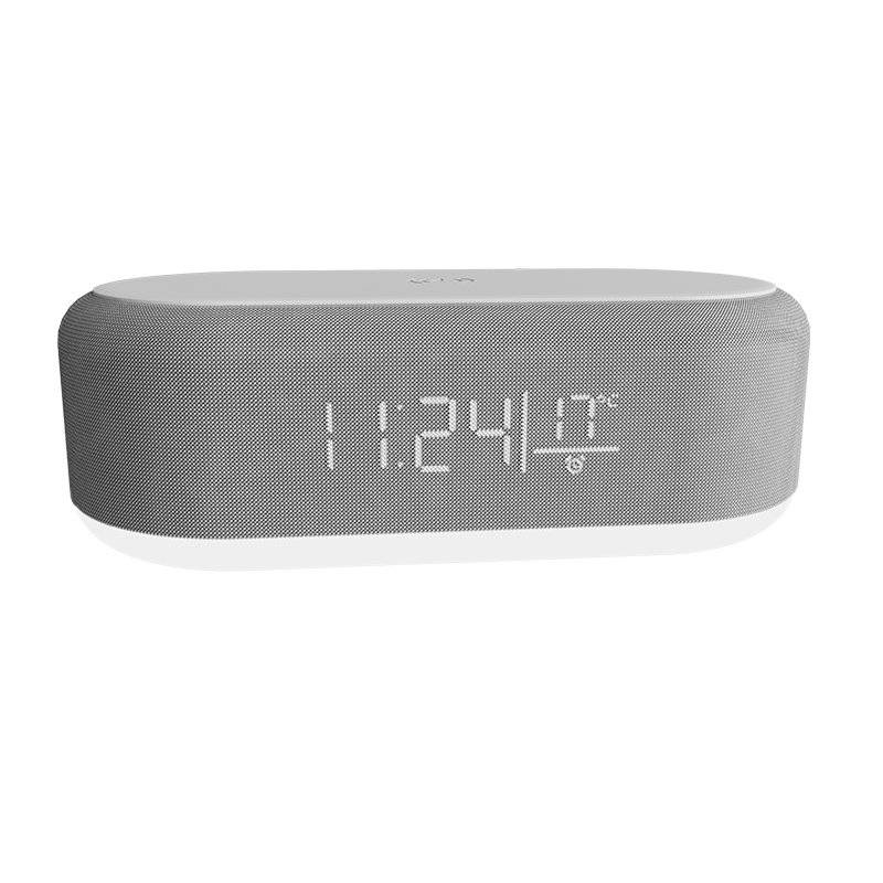 Parlante Xtech Gilmour XTS-622 5 en 1 con reloj y carga inalámbrica